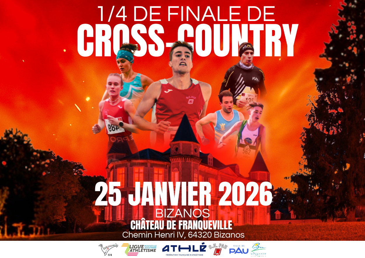1/4 DE FINALE DES CHAMPIONNATS DE FRANCE DE CROSS-COUNTRY 2026